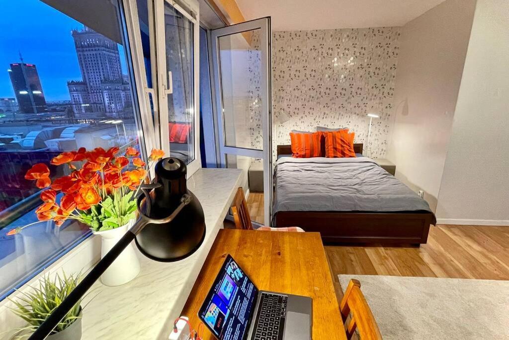 Apartamento Orange Metro Fast Wifi 1Gbs Big Tv Hbo Appletv Varsovia Exterior foto