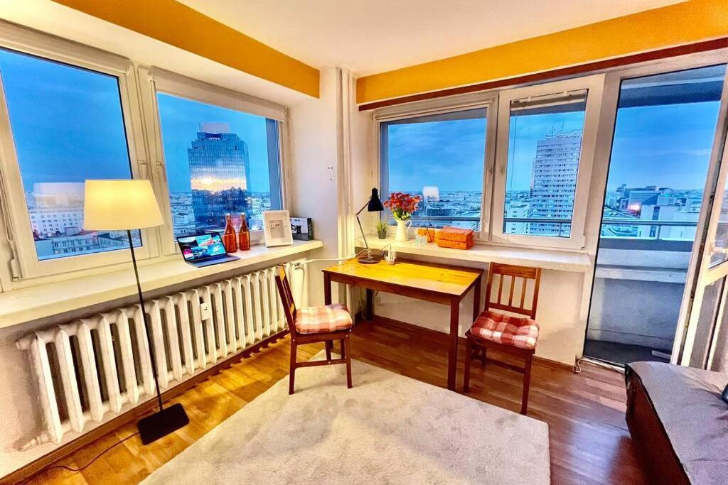Apartamento Orange Metro Fast Wifi 1Gbs Big Tv Hbo Appletv Varsovia Exterior foto