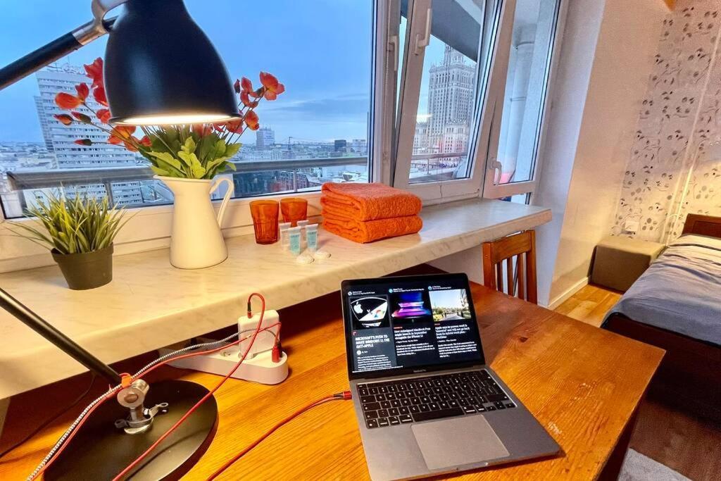 Apartamento Orange Metro Fast Wifi 1Gbs Big Tv Hbo Appletv Varsovia Exterior foto